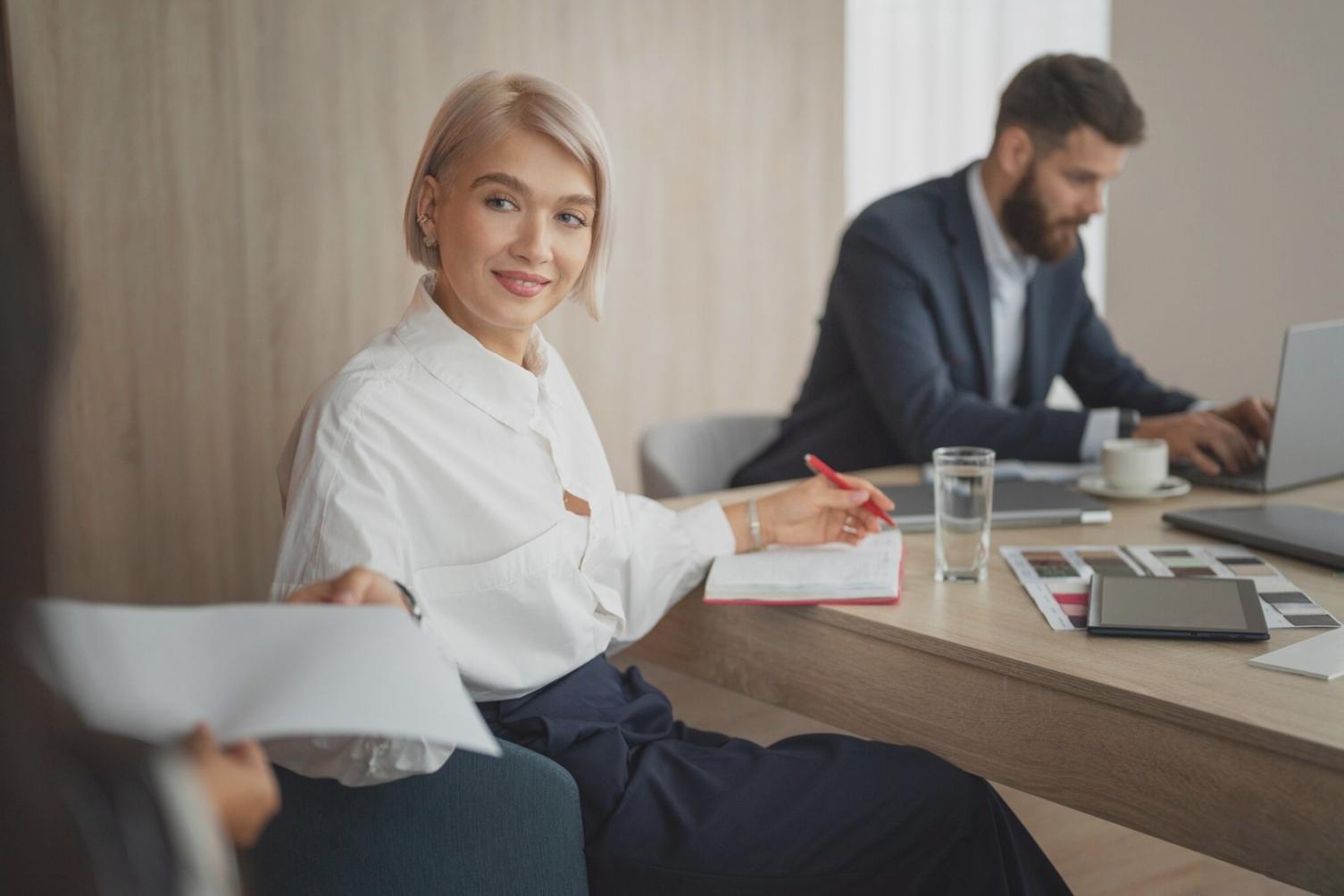 Financial analysis workspace showing detailed statement review process